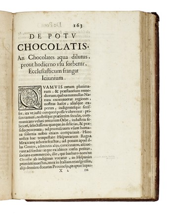  Brancaccio Francesco Maria : De potu chocolatis. An chocolates aqua dilutus, prout  [..]