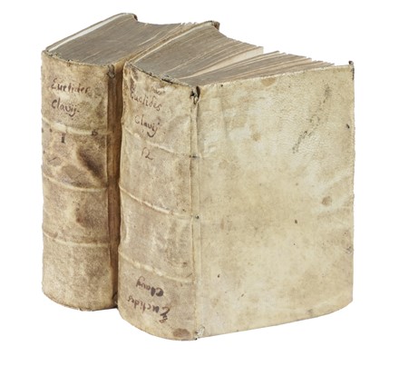  Euclides : Elementorum libri XV. Accessit XVI De solidorum regolarium [...]. Auctore Christophoro Clavio...  Christophorus Clavius  (1538 - 1612)  - Asta Libri, autografi e manoscritti - Libreria Antiquaria Gonnelli - Casa d'Aste - Gonnelli Casa d'Aste