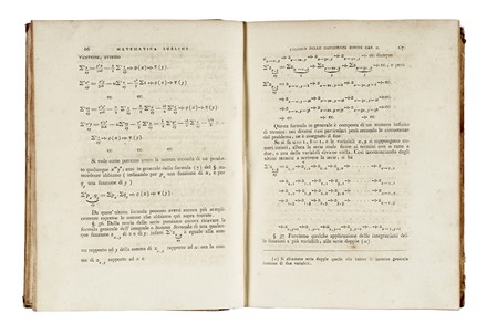  Brunacci Vincenzo : Corso di matematica sublime. Tomo I (-IV)...  Giuseppe Poggiali  - Asta Libri, autografi e manoscritti - Libreria Antiquaria Gonnelli - Casa d'Aste - Gonnelli Casa d'Aste