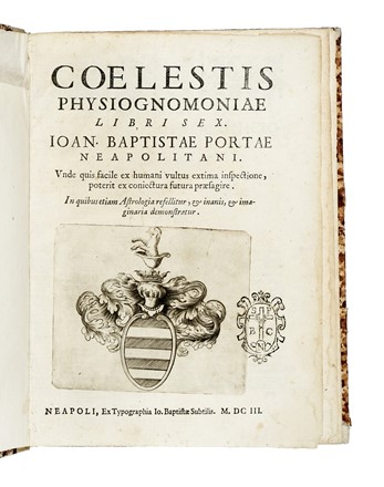  Della Porta Giovan Battista : Coelestis physiognomoniae libri sex...  - Asta Libri, autografi e manoscritti - Libreria Antiquaria Gonnelli - Casa d'Aste - Gonnelli Casa d'Aste