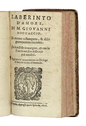  Boccaccio Giovanni : L'amorosa Fiammetta...  - Asta Libri, autografi e manoscritti - Libreria Antiquaria Gonnelli - Casa d'Aste - Gonnelli Casa d'Aste