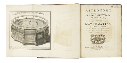  Ferguson James : Astronomy explained upon Sir Isaac Newton's principles, and made easy to those who have not studied mathematics...  Isaac Newton  - Asta Libri, autografi e manoscritti - Libreria Antiquaria Gonnelli - Casa d'Aste - Gonnelli Casa d'Aste