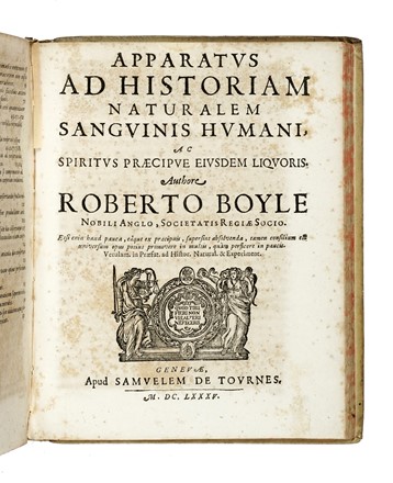  Boyle Robert : Opera varia, quorum posthac exstat catalogus... Medicina, Fisica,  [..]