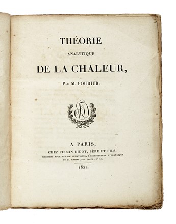  Fourier Charles : Theorie analytique de la chaleur... Fisica, Scienze tecniche  [..]