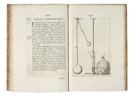  Magalotti Lorenzo : Saggi di naturali esperienze fatte nell'Accademia del Cimento...  Arnold (van) Westerhout  (Anversa, 1651 - Roma, 1725), Valerio Spada  (Colle Val d'Elsa, 1613 - Firenze, 1688), Stefano Della Bella  (Firenze, 1610 - 1664), Giovanni Francesco Modiana  - Asta Libri, autografi e manoscritti - Libreria Antiquaria Gonnelli - Casa d'Aste - Gonnelli Casa d'Aste