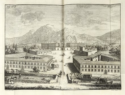  Cocchi Antonio : Dei Bagni di Pisa. Trattato.  Giuseppe Zocchi  (Firenze, 1717 - 1767), Niccolo Mogalli  (Firenze, 1723 - 1767)  - Asta Libri, autografi e manoscritti - Libreria Antiquaria Gonnelli - Casa d'Aste - Gonnelli Casa d'Aste