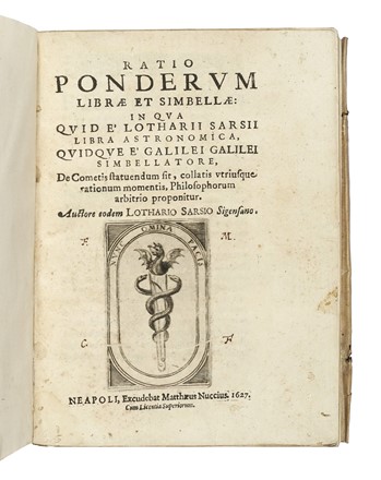  Grassi Orazio : Ratio ponderum librae et simbellae: in qua quid e' Lotharii Sarsii  [..]