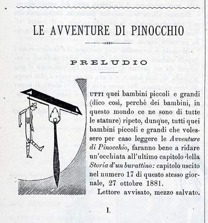  Collodi Carlo : Giornale per i bambini. (La storia di un burattino).  - Auction  [..]