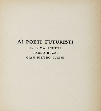  Govoni Corrado : Poesie elettriche. 5 migliaio. Futurismo, Poesia, Letteratura  [..]