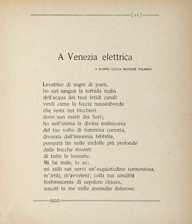  Govoni Corrado : Poesie elettriche. 5 migliaio. Futurismo, Poesia, Letteratura  [..]