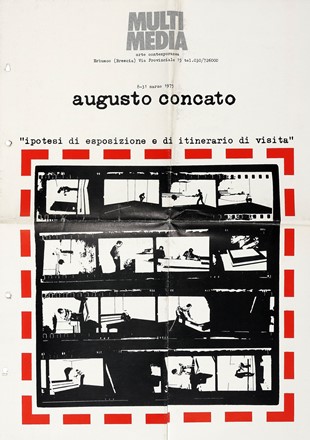  Caruso Luciano [e altri] : Corposa raccolta di manifesti, pubblicazioni, riviste e inviti a mostre di Luciano Caruso, Magdalo Mussio, Augusto Concato, Antonio Calderara, Bram Bogart e molti altri.  Magdalo Mussio  (Volterra, 1925 - Civitanova Marche, 2006), Eugenio Miccini, Antonio Calderara  (1903 - 1978), Romana Loda  - Asta Libri, autografi e manoscritti - Libreria Antiquaria Gonnelli - Casa d'Aste - Gonnelli Casa d'Aste