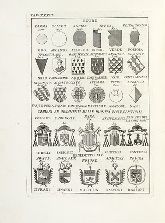  Ginanni Marco Antonio : L'arte del Blasone dichiarata per alfabeto... Araldica,  [..]