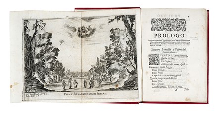  Coppola Giovanni Carlo : Le nozze degli Dei, favola [...] rappresentata in musica in Firenze nelle reali nozze de Serenis.mi Gran Duchi di Toschana Ferdinando II. e Vittoria principessa d'Urbino.  Francesco Rondinelli, Stefano Della Bella  (Firenze, 1610 - 1664)  - Asta Libri, autografi e manoscritti - Libreria Antiquaria Gonnelli - Casa d'Aste - Gonnelli Casa d'Aste