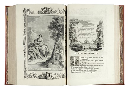  Tasso Torquato : La Gerusalemme liberata [...] Con le figure di Giambatista Piazzetta alla sacra real maest di Maria Teresa d'Austria...  Giovanni Battista Piazzetta  (Venezia, 1683 - 1754)  - Asta Libri, autografi e manoscritti - Libreria Antiquaria Gonnelli - Casa d'Aste - Gonnelli Casa d'Aste