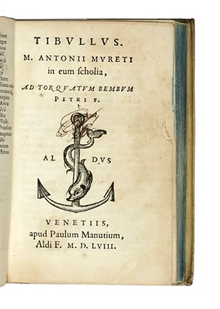  Catullus Gaius Valerius : Catullus, et in eum commentarius M. Antonii Mureti. Ab eodem correcti, & scholiis illustrati, Tibullus, et Propertius.  Marc Antoine Muret, Albius Tibullus, Sextus Propertius  - Asta Libri, autografi e manoscritti - Libreria Antiquaria Gonnelli - Casa d'Aste - Gonnelli Casa d'Aste