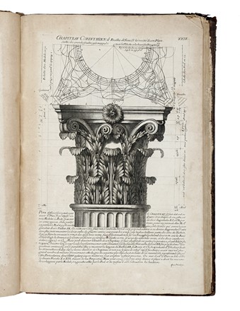  Bosse Abraham : Trait des manieres de dessiner les o'rdres de l'architecture antique en toutes leurs parties...  - Asta Libri, autografi e manoscritti - Libreria Antiquaria Gonnelli - Casa d'Aste - Gonnelli Casa d'Aste