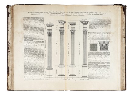  Bosse Abraham : Trait des manieres de dessiner les o'rdres de l'architecture antique en toutes leurs parties...  - Asta Libri, autografi e manoscritti - Libreria Antiquaria Gonnelli - Casa d'Aste - Gonnelli Casa d'Aste