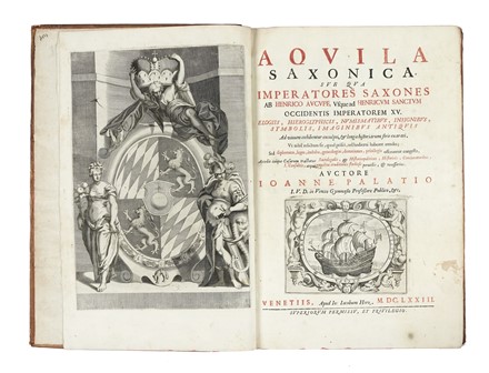  Palazzi Giovanni : Aquila Saxonica... Storia, Figurato, Storia, Diritto e Politica,  [..]