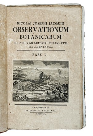  von Jacquin Nikolaus Joseph : Observationum botanicarum [...] Pars I (-IV et ultima).  - Asta Libri, autografi e manoscritti - Libreria Antiquaria Gonnelli - Casa d'Aste - Gonnelli Casa d'Aste