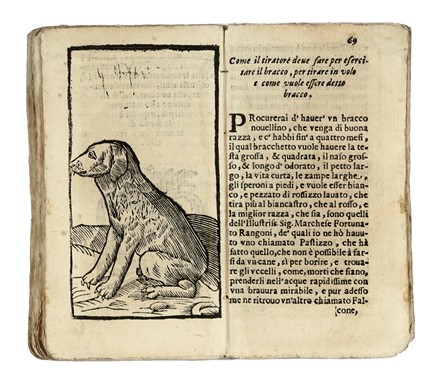  Bonfadini Vita : La Caccia dell'Arcobugio [...] Con la prattica del tirare in volo,  [..]