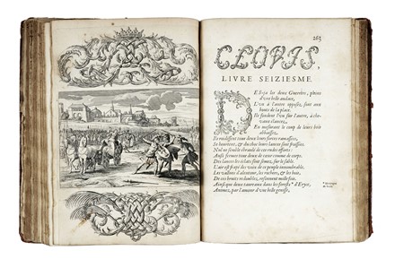  Desmarests De Saint-Sorlin Jean : Clovis ou la France Chrestienne. Poeme Heroique...  [..]