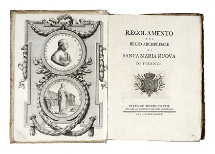  Covoni Girolami Marco : Regolamento del Regio Arcispedale di Santa Maria Nuova  [..]