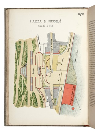  Poggi Giuseppe : Sui lavori per l'ingrandimento di Firenze... Storia locale, Architettura,  [..]