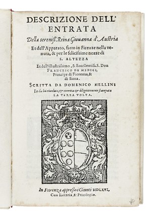  Adriani Giovanni Battista : Istoria de' suoi tempi [...]. Divisa in libri ventidue Di nuovo mandata in luce. Con li sommarii, e tavola delle cose piu notabili.  Domenico Mellini  - Asta Libri, autografi e manoscritti - Libreria Antiquaria Gonnelli - Casa d'Aste - Gonnelli Casa d'Aste