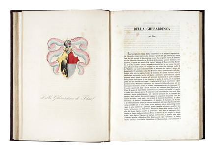  Passerini Luigi : Sommario storico delle famiglie celebri toscane...  Francesco Galvani  - Asta Libri, autografi e manoscritti - Libreria Antiquaria Gonnelli - Casa d'Aste - Gonnelli Casa d'Aste