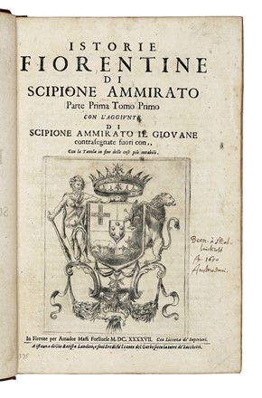  Ammirato Scipione : Delle famiglie nobili fiorentine... Storia locale, Letteratura  [..]