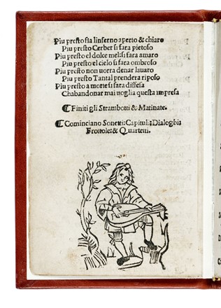 Strambotti piacevoli et amorosi in laude di Leontia.  - Asta Libri, autografi e manoscritti - Libreria Antiquaria Gonnelli - Casa d'Aste - Gonnelli Casa d'Aste