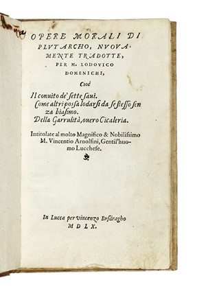  Pontano Giovanni Gioviano : Dui trattati [...] De la liberalit, e beneficenza.  [..]