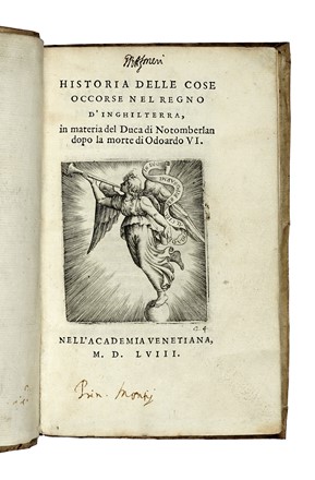  Raviglio Rosso Giulio : Historia delle cose occorse nel regno d'Inghilterra, in  [..]