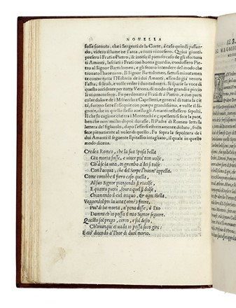  Bandello Matteo : La prima [-terza] parte de le nouelle del Bandello.  William Shakespeare, Girolamo Fracastoro  - Asta Libri, autografi e manoscritti - Libreria Antiquaria Gonnelli - Casa d'Aste - Gonnelli Casa d'Aste