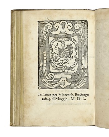  Cavalcanti Bartolomeo [attribuito a] : Giuditio sopra la Tragedia di Canace & Macareo con molte utili considerationi circa l'arte tragica...  - Asta Libri, autografi e manoscritti - Libreria Antiquaria Gonnelli - Casa d'Aste - Gonnelli Casa d'Aste