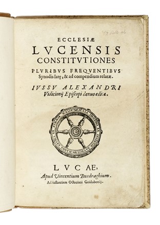  Guidiccioni Alessandro : Regole per le classi de' sacerdoti, et per ogn'altro chierico  [..]