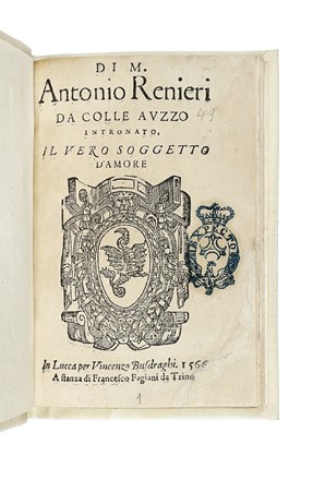  Nobili Flaminio : Trattato dell'amore humano...  Antonio Rinieri  - Asta Libri, autografi e manoscritti - Libreria Antiquaria Gonnelli - Casa d'Aste - Gonnelli Casa d'Aste