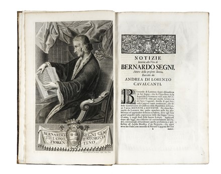  Segni Bernardo : Storie fiorentine [...] dall'anno 1527 al 1555. Colla vita di  [..]