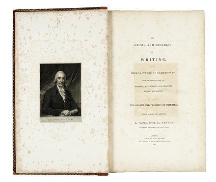  Astle Thomas : The Origin and Progress of Writing...  - Asta Libri, autografi e manoscritti - Libreria Antiquaria Gonnelli - Casa d'Aste - Gonnelli Casa d'Aste