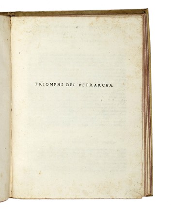  Petrarca Francesco : Le volgari opere [...] con la esposizione di Alessandro Vellutello da Lucca.  - Asta Libri, autografi e manoscritti - Libreria Antiquaria Gonnelli - Casa d'Aste - Gonnelli Casa d'Aste