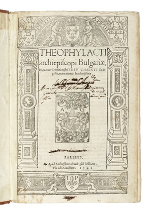 Lotto di testi religiosi del Cinquecento  Eusebius Caesariensis, Theophylactus, Ludolphus de Saxonia  (1300 - 1377)  - Asta Libri, autografi e manoscritti - Libreria Antiquaria Gonnelli - Casa d'Aste - Gonnelli Casa d'Aste