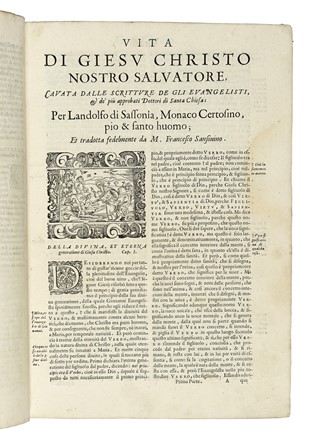 Lotto di testi religiosi del Cinquecento  Eusebius Caesariensis, Theophylactus, Ludolphus de Saxonia  (1300 - 1377)  - Asta Libri, autografi e manoscritti - Libreria Antiquaria Gonnelli - Casa d'Aste - Gonnelli Casa d'Aste