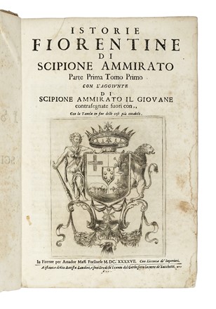  Ammirato Scipione : Istorie Fiorentine [...]. Parte prima [-seconda].  Pieter De Jode  (Anversa, 1570 - 1634)  - Asta Libri, autografi e manoscritti - Libreria Antiquaria Gonnelli - Casa d'Aste - Gonnelli Casa d'Aste