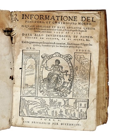  Ingrassia Giovanni Filippo : Informatione del pestifero, et contagioso morbo: il quale affligge et have afflitto questa citt di Palermo...  - Asta Libri, autografi e manoscritti - Libreria Antiquaria Gonnelli - Casa d'Aste - Gonnelli Casa d'Aste