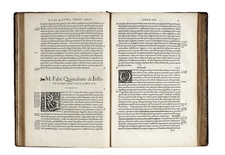  Quintilianus Marcus Fabius : Institutionum oratoriarum libri XII... Letteratura  [..]