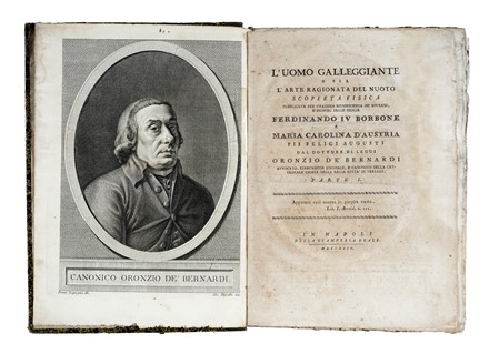  De Bernardi Oronzio : L'uomo galleggiante o sia l'arte ragionata del nuoto [...]  [..]