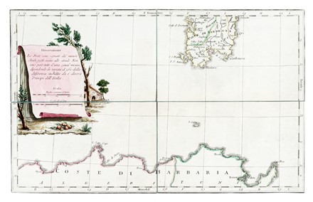  Autori vari : Raccolta di sei mappe in cofanetto di cuoio.  - Asta Arte Antica,  [..]