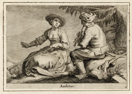  Frederick Bloemaert  (Utrecht,  - 1690) : I cinque sensi.  - Asta Arte Antica,  [..]