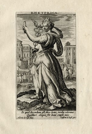  Crispijn Van de Passe de Oude  (Arnemuiden, 1564 - Utrecht, 1637) : Le sette arti  [..]