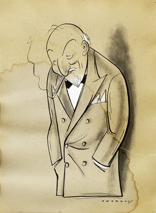  Umberto Onorato  (Lucera, 1898 - Cassino, 1967) : Lotto composto di 4 caricature  [..]